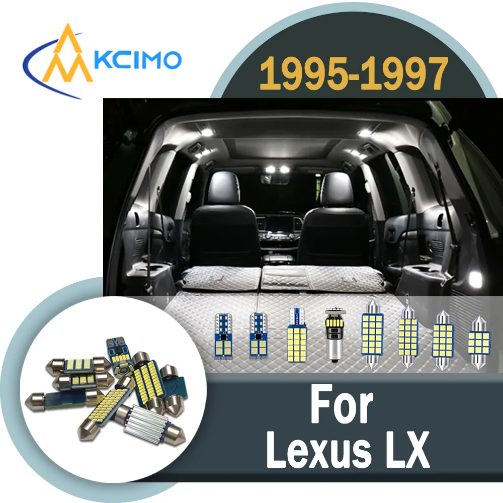 

Super Bright CANBUS Error-Free LED Interior Light Kit For Lexus LX LX450 1995-1997 High Quality Flicker-Free Auto Bulbs Set