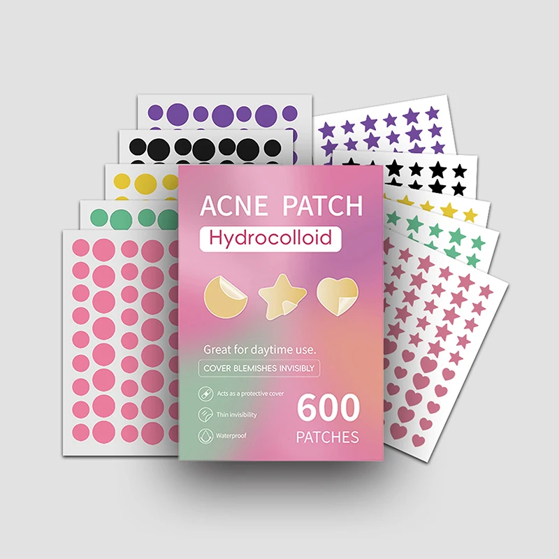 600pcs Pimple Patch Acne Invisible Acne Removal Skin Care Stickers Concealer Face Spot Beauty Makeup Tools