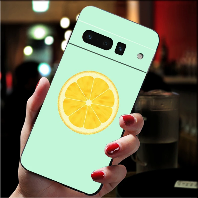 Orange Fruit Phone Case For Google Pixel 8A 8 7 Pro 7A 7 6A 6 Pro 5A 4A 3A Pixel 5 6 4 3 3A XL