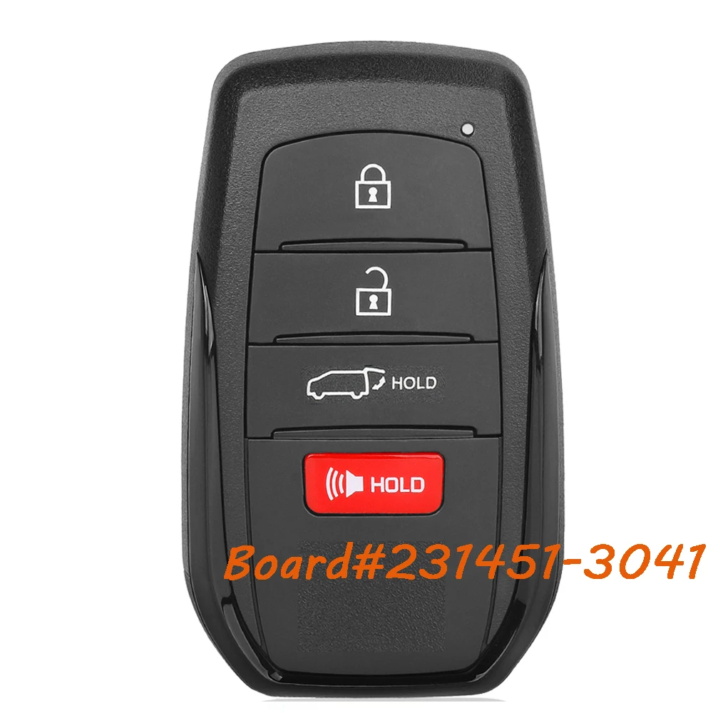 

231451-3041 for Toyota Venza 2021 2022 Sequoia 2023 Grand Highlander 2024 Hatch HYQ14FBX 314.3MHz Smart Keyless Remote Key Fob