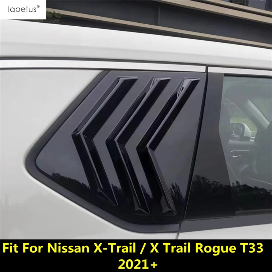 

Car Rear Side Window Louver Shutter Sunshade Cover Trim For Nissan X-Trail / X Trail Rogue T33 2021 - 2024 Exterior Accessories