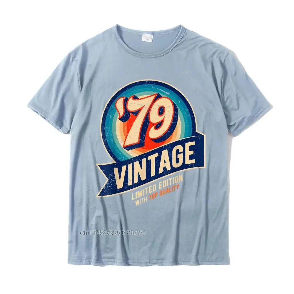 1979 Vintage 41st Birthday Retro Graphic T-Shirt T Shirt T Shirt Retro Cotton Camisa Casual Men\'s