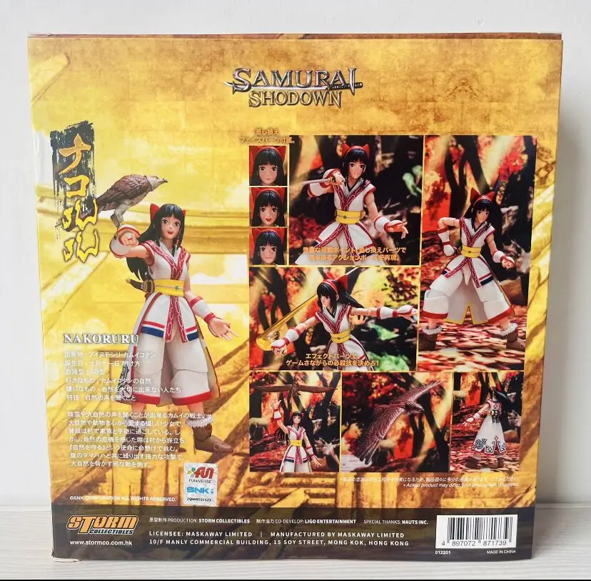 Original Genuine Storm Toys Samurai Shodown Nakoruru 510 1/12 Action Figure Movable Model Toy For Collection Hobby Gifts