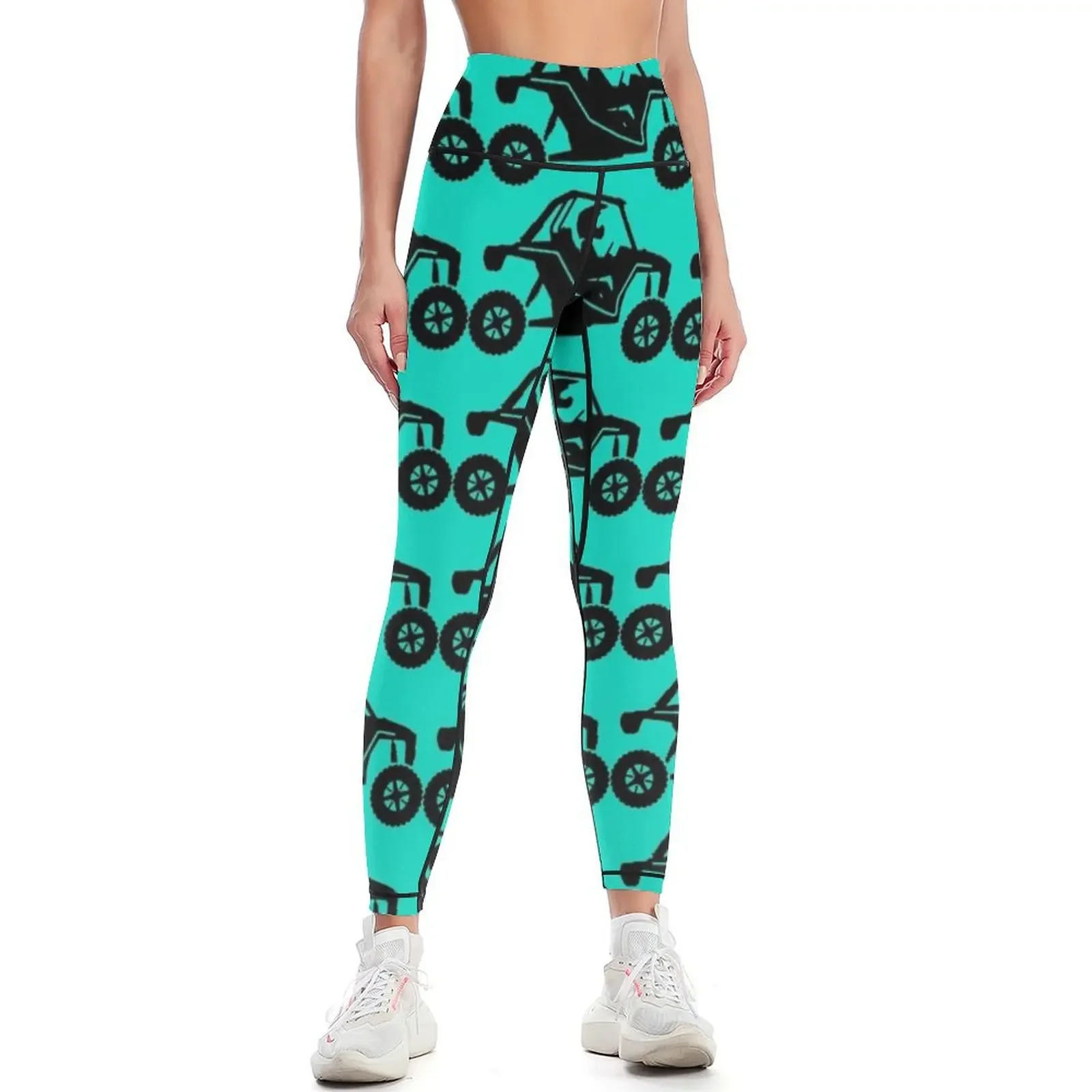 

RZR Driver Riding SXS with Helmet Leggings gym top jogging pants sports for push up sporty woman push up Womens Leggings