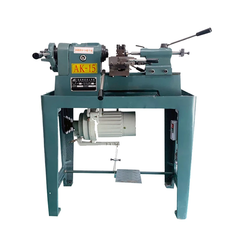 

Factory Direct Sales Hand Lathe AK-15 Small Household Metal Processing Lathe Desktop Vertical Lathe