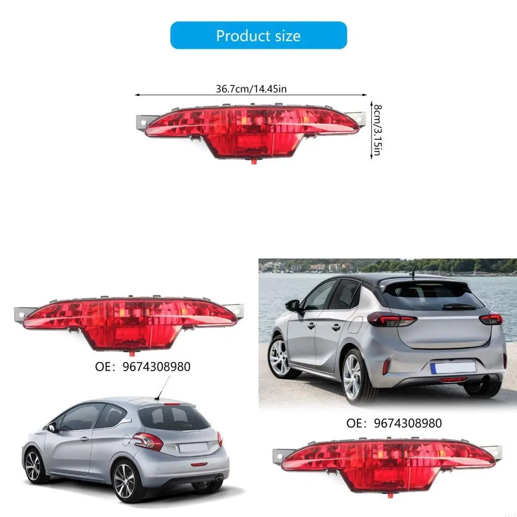 F1CF Vehicle Energy Saving Plastic Lamp for 2012 To 2019 208 Models 9674308980