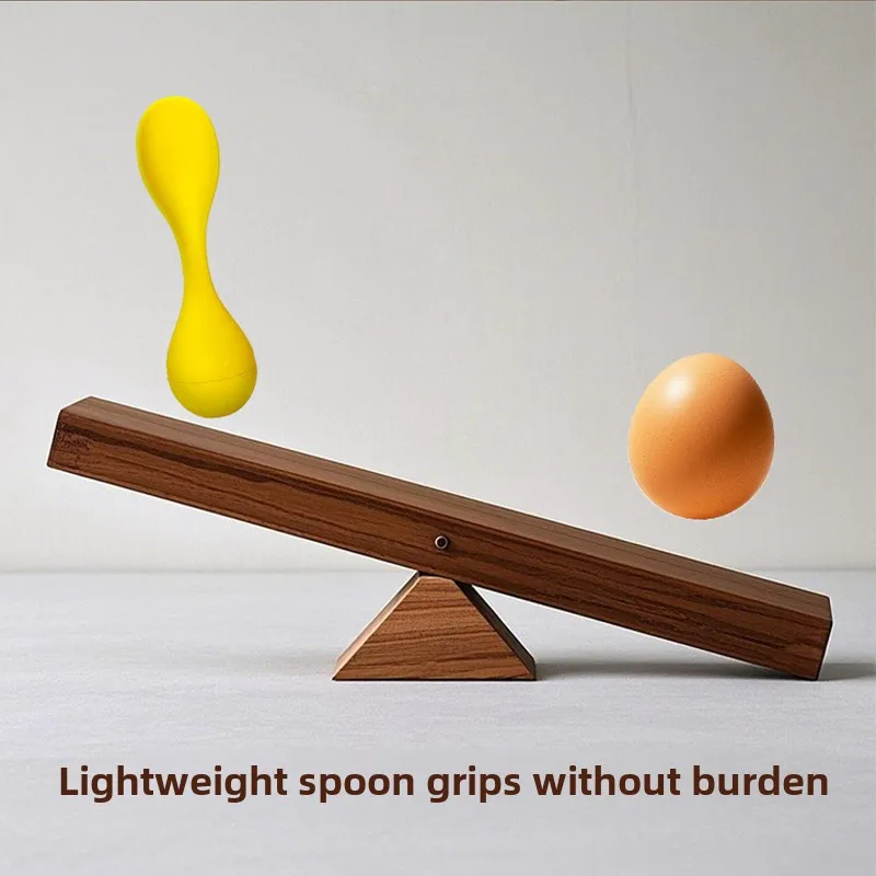 ملعقة شوربة للأطفال من رولي بولي، ملعقة شوربة بمقبض طويل للأطفال، ملعقة أطفال ثابتة، ملعقة أرز غير لاصقة، ملعقة منزلية