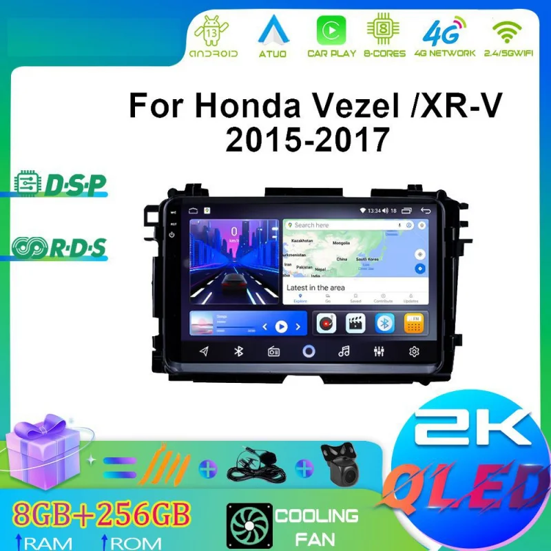 

for Honda HR-V 2015 2016 2017 Car Intelligent Systems Android Car Player GPS WIFI Carplay 4G Car Radio Navigation Stereo