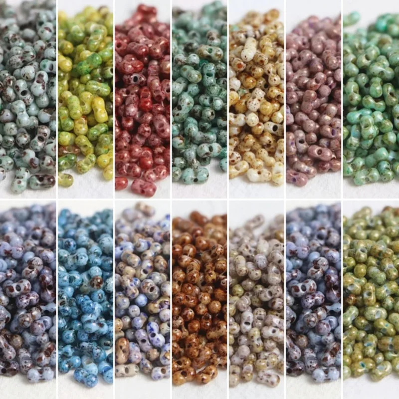 منتج جديد 3x6 مللي متر بيكاسو الفول السوداني حبة حبة فضفاض حبة اليدوية سوار ذاتي الصنع قلادة مجوهرات اكسسوارات المواد