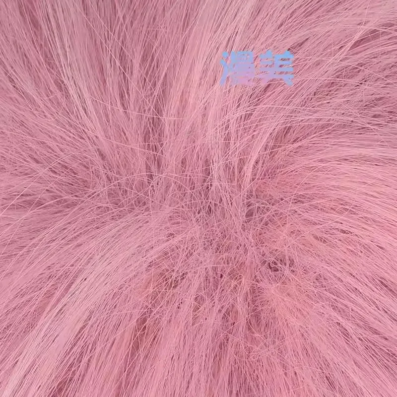 DY20 أنيمي يوري آياتو شعر مستعار تأثيري النظارات الشمسية قصيرة الوردي الطبقات شعر مستعار مقاومة للحرارة الشعر الاصطناعية لجميع القديسين25