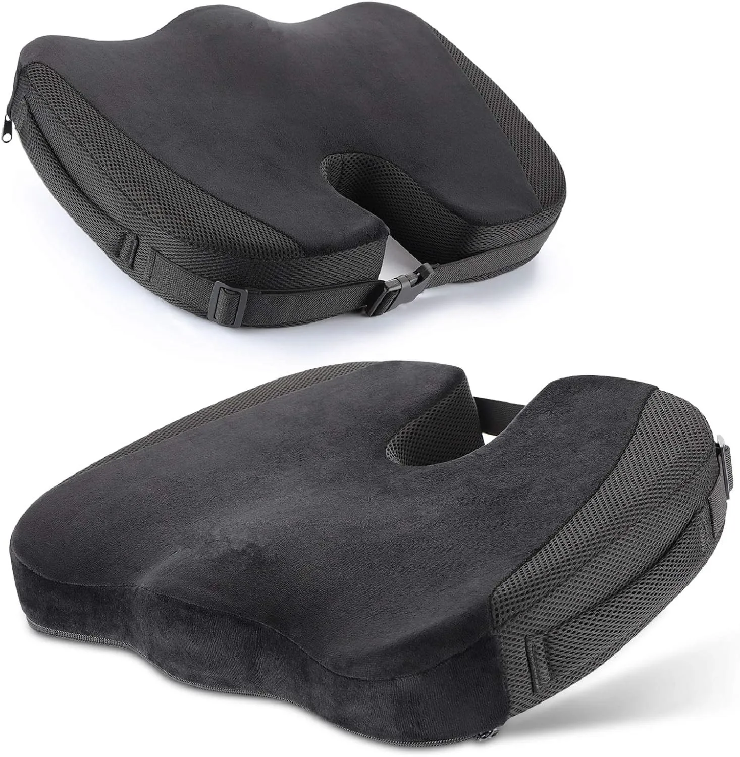 1Pcs Coccyx Seat Cushion Memory Foam U-Shaped Pillow for Chair Cushion Pad Car Office for Tailbone Pain Massage Pillow