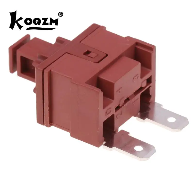 1PC KAN-L5 2Pin self-lock key switch water heater vacuum cleaner switch 7.5A 250VAC button power switch lock switch