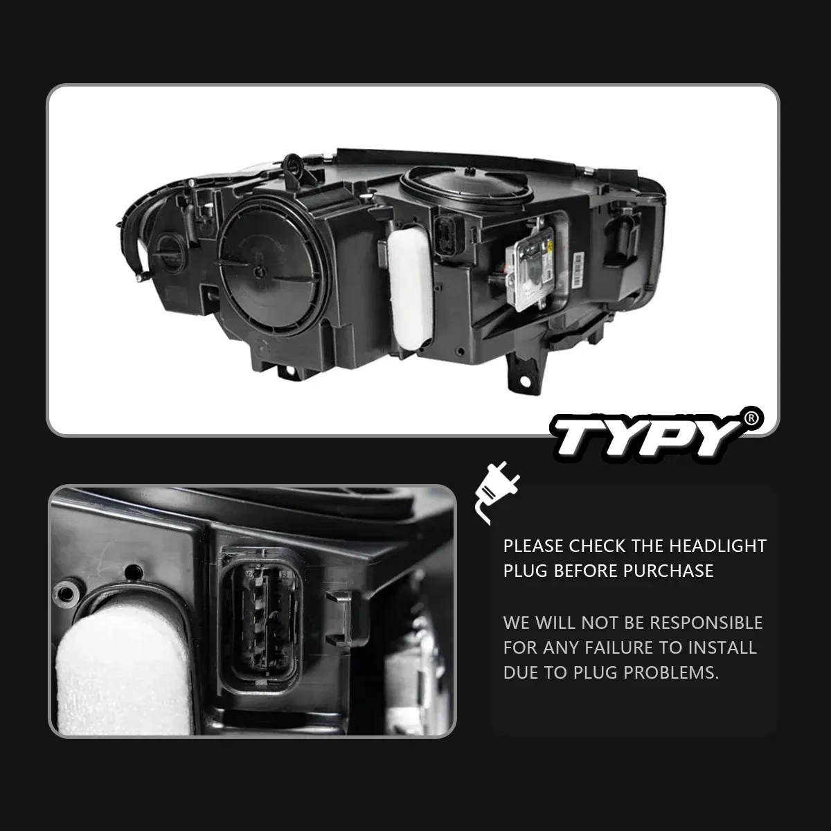 

Car Headlight For BMW X5 F15 X6 F16 Headlight 2014-2018 Upgrade Modified to Dynamic Turn Signal Car LED Headlight Assembly