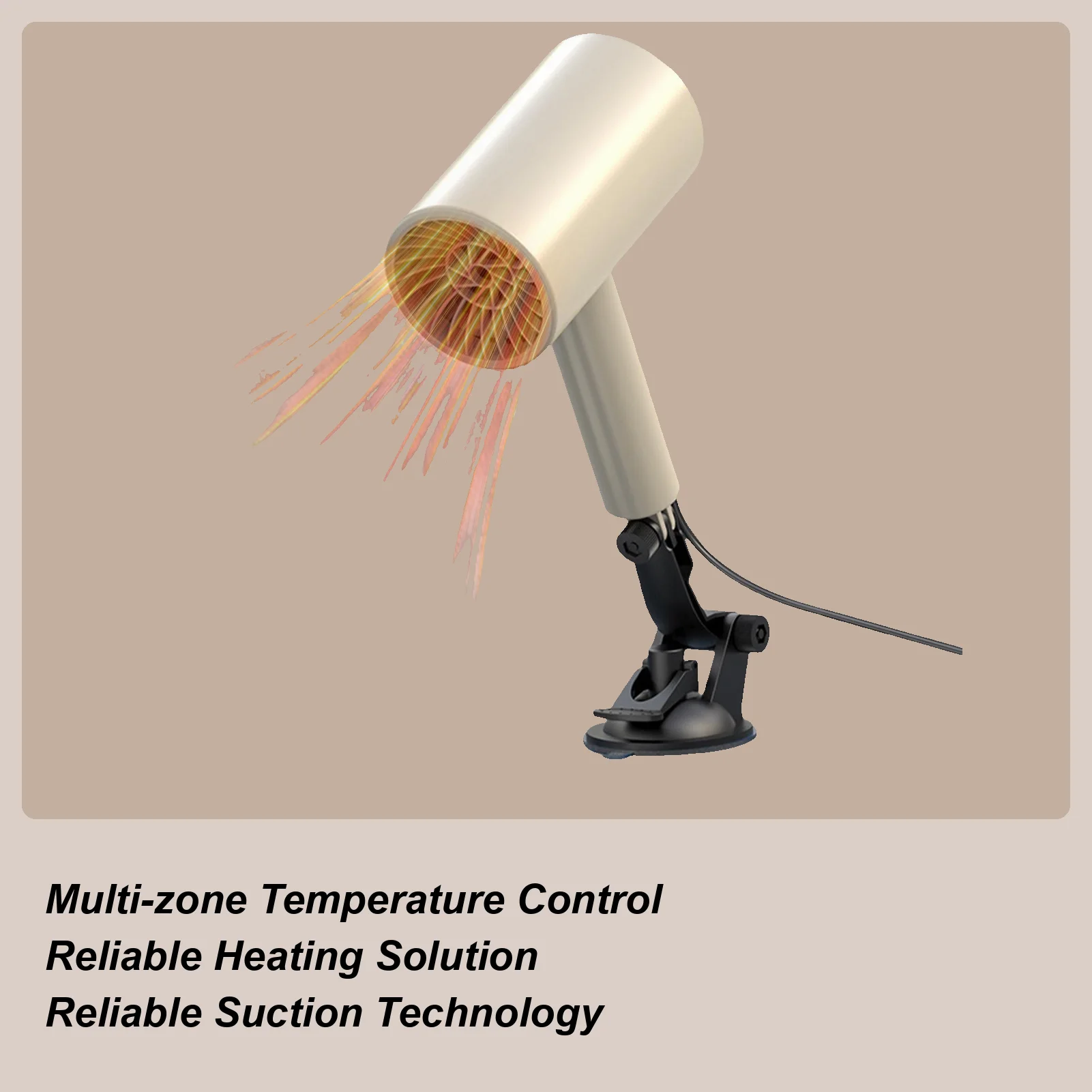 

Портативный автомобильный обогреватель с разделенной присоской, портативный обогреватель лобового стекла и размораживатель лобового стекла, теплый вентилятор для грузовика, автофургона