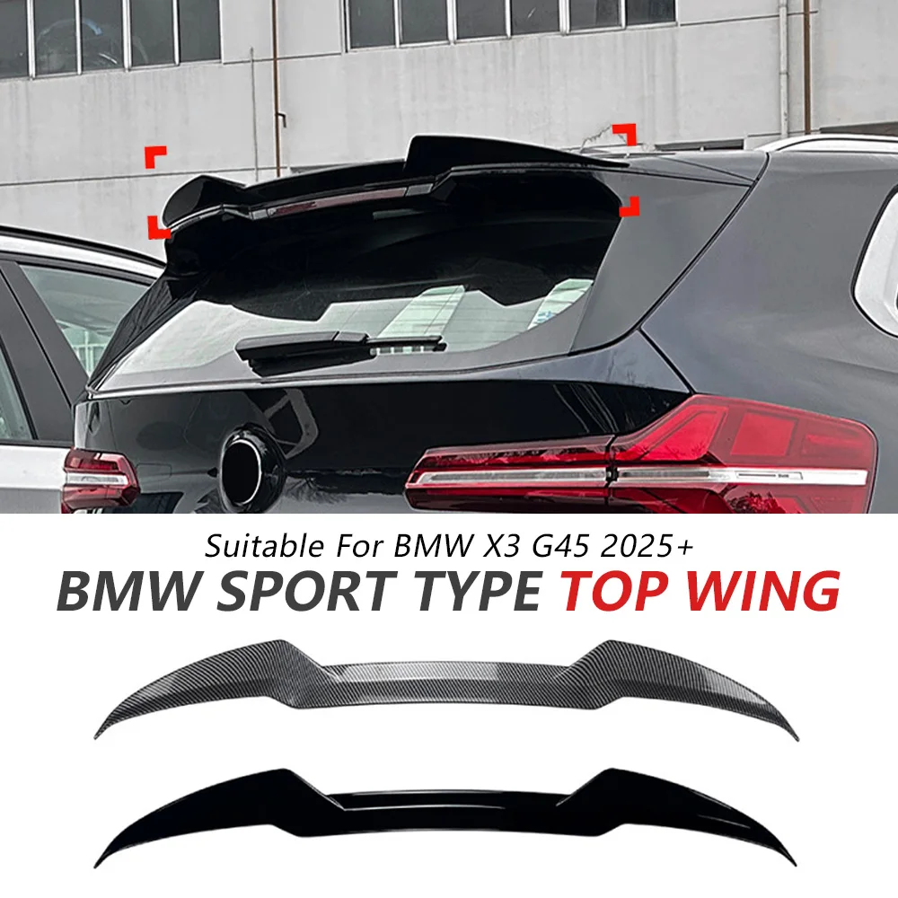 

Rear Top Spoiler For BMW X3 G45 2025+ Glossy Black Top Wing Sport Trunk Lid Wing Body Kit Trunk Lid Wing Car Update