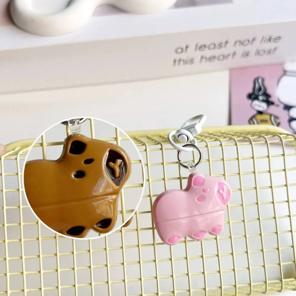 Mode Capybara Capybara Sleutelhanger Hars Creatieve Kapibara Hanger Schattige Grappige Capibara Tas Opknoping Accessoire