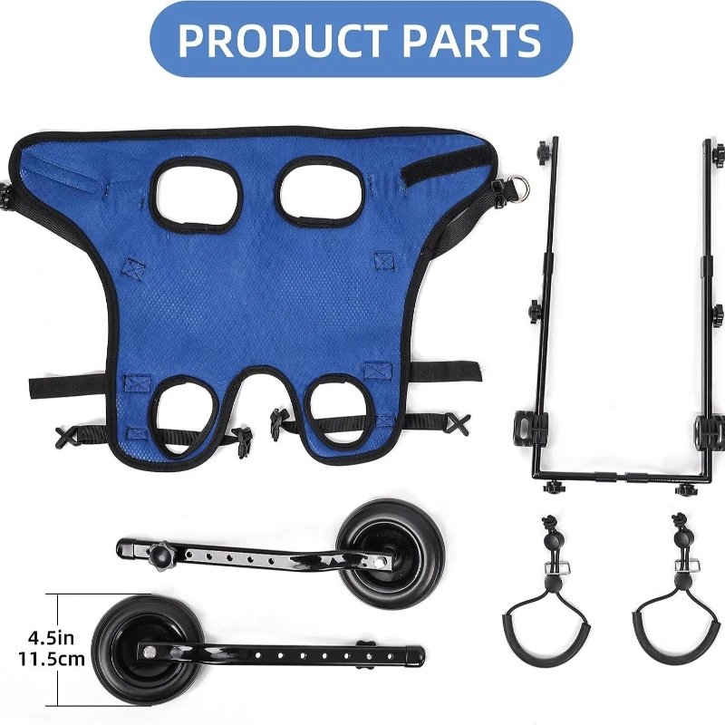 

Pet Wheelchair Dog Wheelchair Hindlimb Paralysis Disabled Elderly Pet Scooter Dog Rehabilitation Walking Assist Vehicle