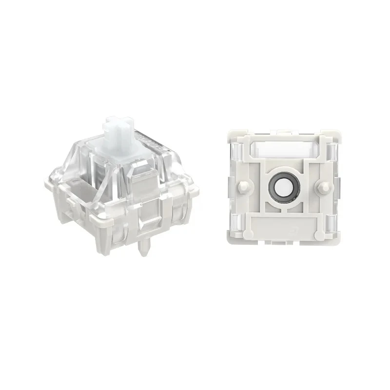 Gateron magnetyczny biały przełącznik KS-20 czujnik efektu Halla SMD RGB 30gf liniowa niestandardowa mechaniczna klawiatura do gier szybki spust — zdjęcie 3