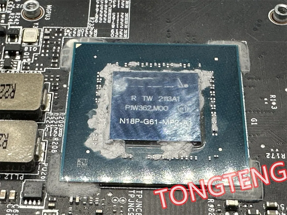 Imagem -06 - Placa-mãe para Msi Gf63 Ms16r4 Ms-16r41 N18p-g61-mp2-a1 Gtx1650 i7 i5 Cpu Teste ok