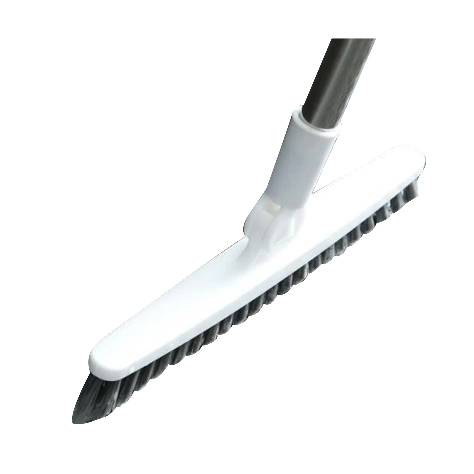 Long Handle Crevice Brush Floor Tile Cleaning Brush Bathroom Kitchen Bathroom Brush White 88.5cm