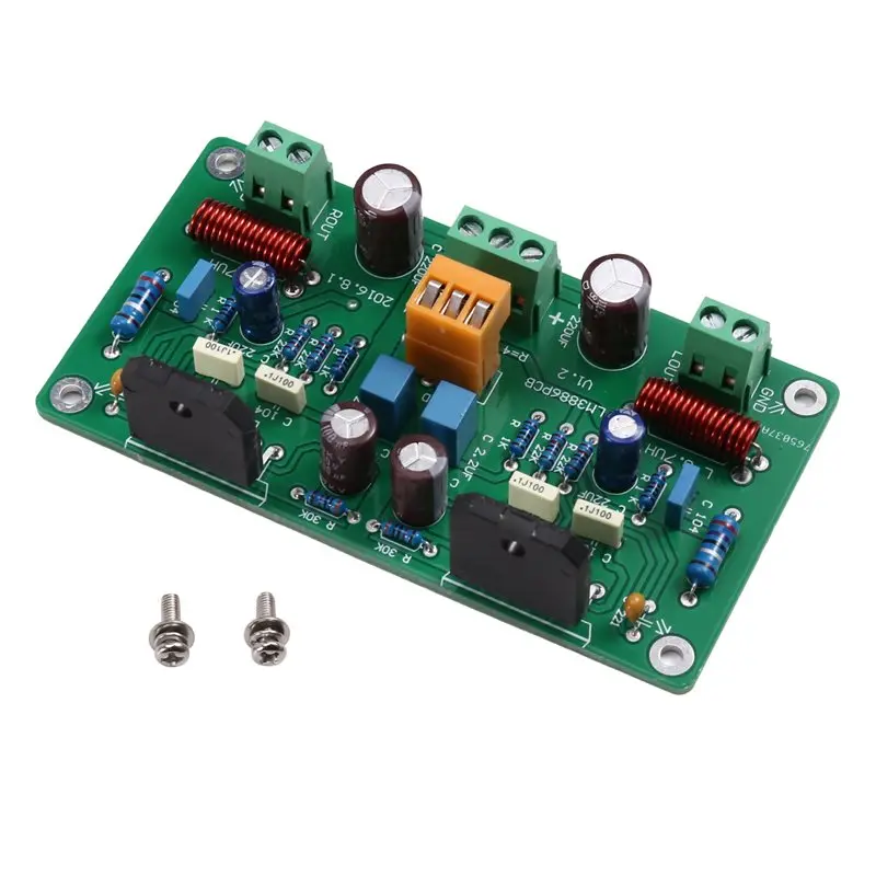 

A37T-LM3886 Stereo Amplifier Board,High-Fidelity Power Amplifier Board, Stereo Audio Amplifier Board,Low Noise,Low Distortion