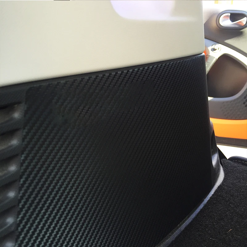 For Smart 453 Fortwo Scratch-resistant Carbon Fiber Protection Decals Car Decoration Parts Trunk Protection Stickers Car Styling