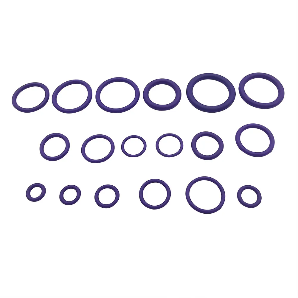 265Pcs/Box Car Air Conditioning Rubber O-Ring Washer Assortment Kit R134A HNBR O Ring Seal Gasket Auto Vehicle Repair Tools Set