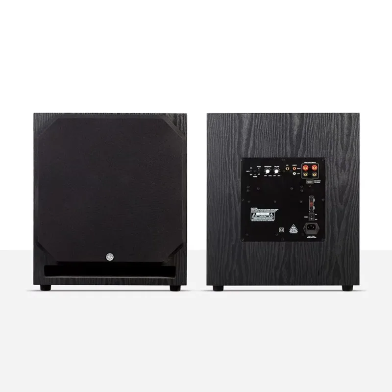 15 Inch Wooden Active Subwoofer Heavy Bass HiFi Speaker for Home Entertainment Listening Room