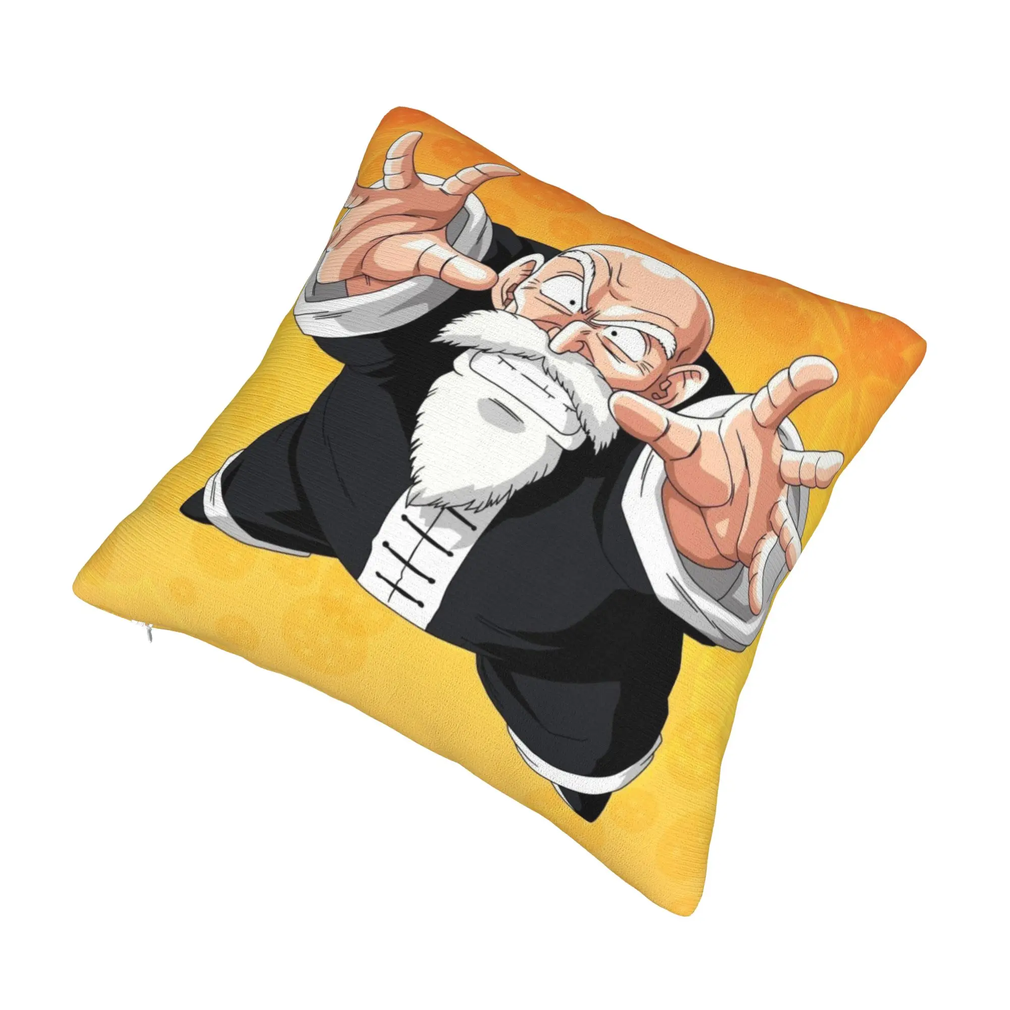 D-Dragon B-Ball Masters Roshis Cushion Cover 40x40cm Vintage Print Soft Luxury Pillow Cases Living Room Decoration