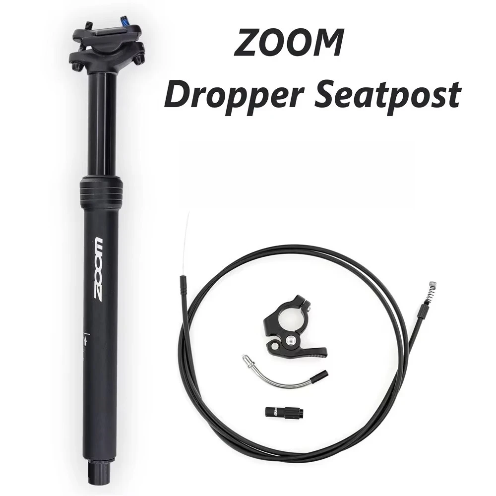 

Bicycle MTB/Road Dropper Seatpost Height Adjustable Internal Routing 80mm Travel Bike Dropper Seat Post 27.2/28.6/30/30.4/30.8MM