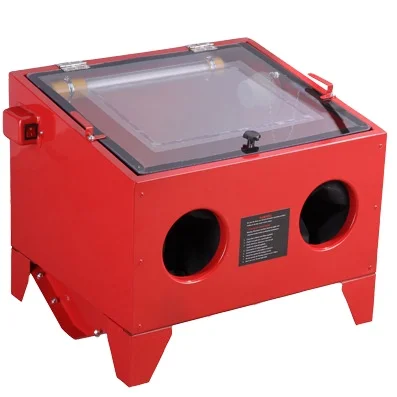 High-Pressure Sandblasting Machine Manual Stone Sandblast Cabinet with Engine Core for Burnishing High-Capacity Cleaner
