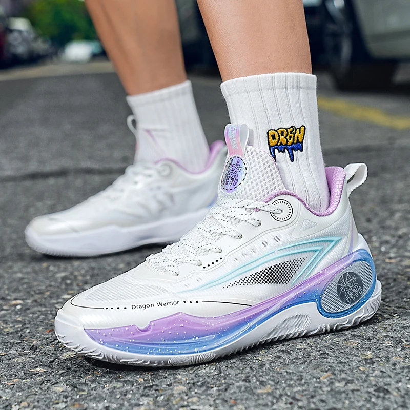 2025 New for Lovers Basketball Shoes Fashion Breathable Basketball Sneakers Basketball Training Shoes Non Slip Outdoor Sneakers