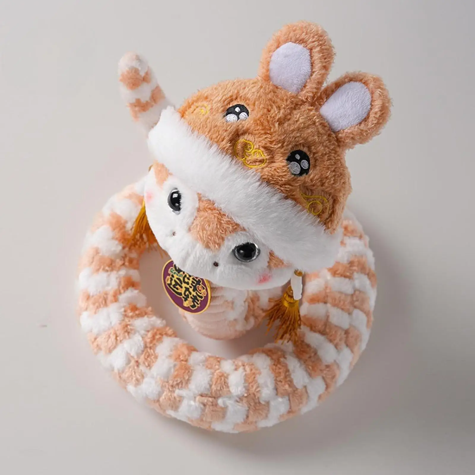 Snake Stuffed Animal Snake Doll Toy Cartoon Spring Festival Ornament Cute Animal