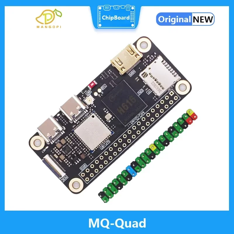 MangoPi MQ-Quad MCore H616 Modul 1GB DRAM 4xA53 Hingga 1.5GHz