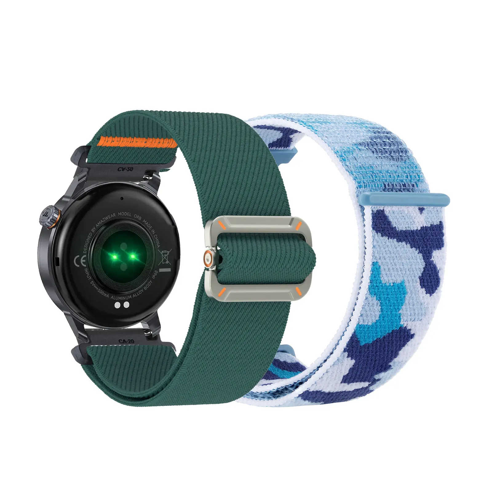 Kospet Orb 밴드용 나일론 밴드 2개, 탄성 나일론 스포츠 스트랩