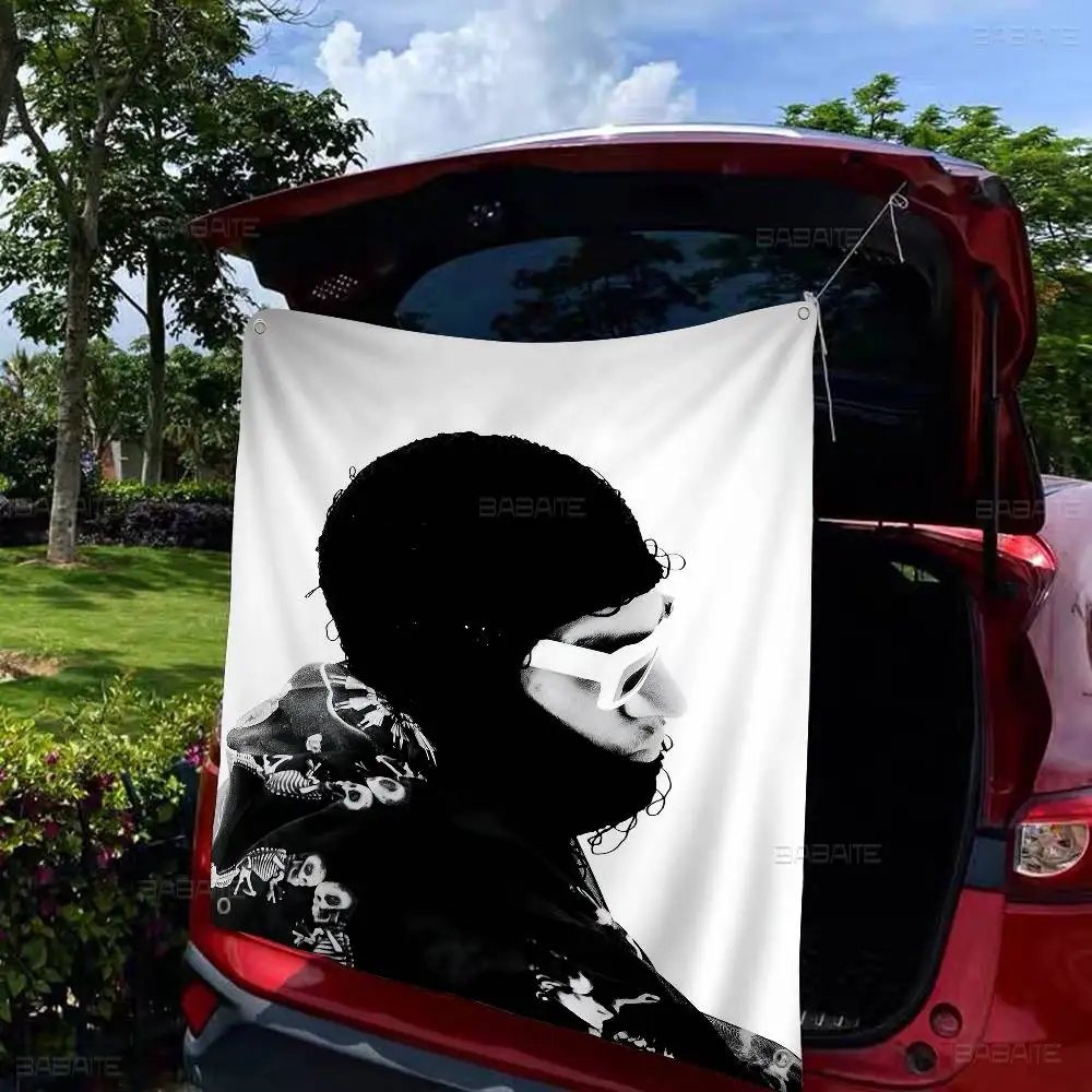 مغني الراب Y-Yeat متجر كبير الحجم تعزيز الفن كشك الإعلان العلم لافتات معلقة