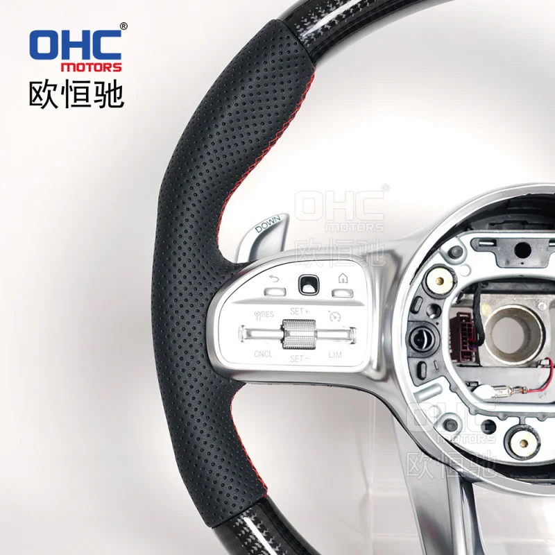 For Mercedes-Benz modelsretro fitting old  with the new 809AMG/AECSG-class GT/real carbon fiber heated steering wheel as