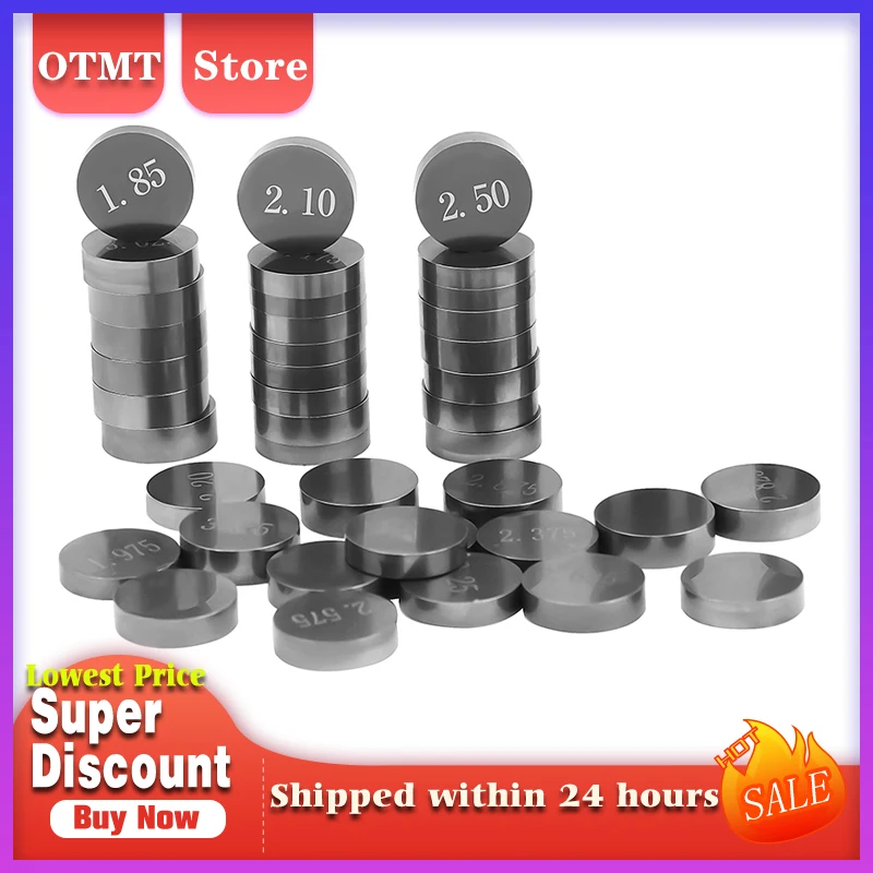 5/55Pcs Motorcycle Parts 10.0mm Adjustable Valve Shims 1.85-3.20 For KTM 1190 RC8 1290 SUPER DUKE 400 XC-W XCW 450 500 530 EXC