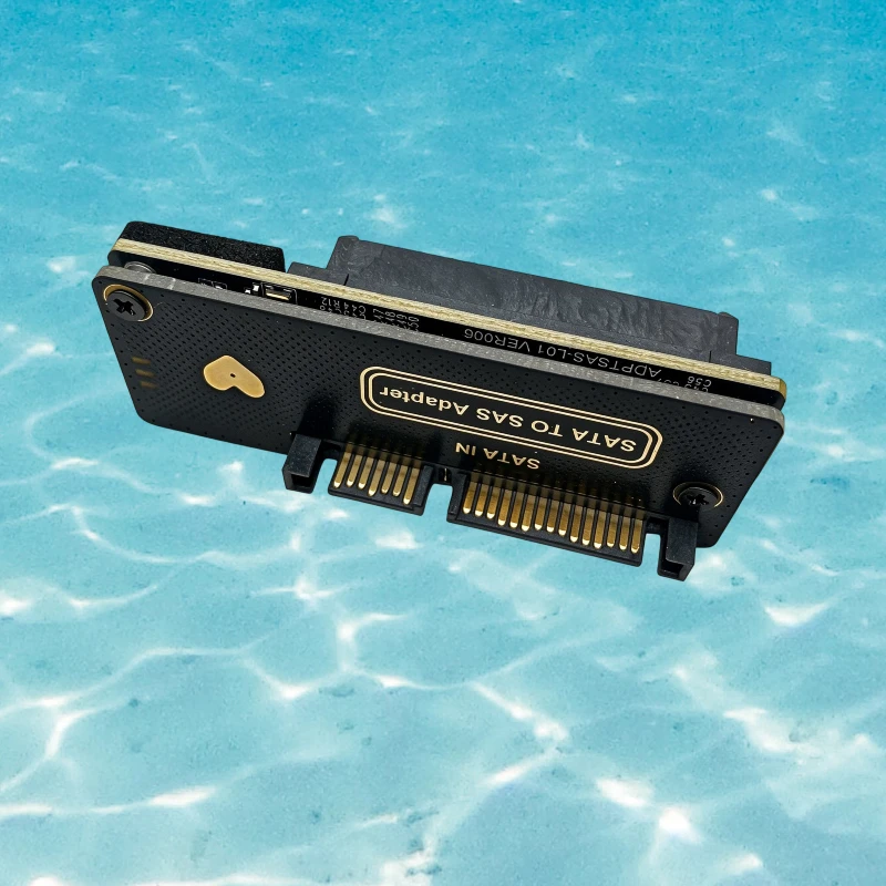Desktop SATA to SAS Expansion Card Adapter 6Gb SATA (7&15)22Pin Male to SAS 29Pin Female Expansion Card for 2.5/3.5 Inch SAS HDD