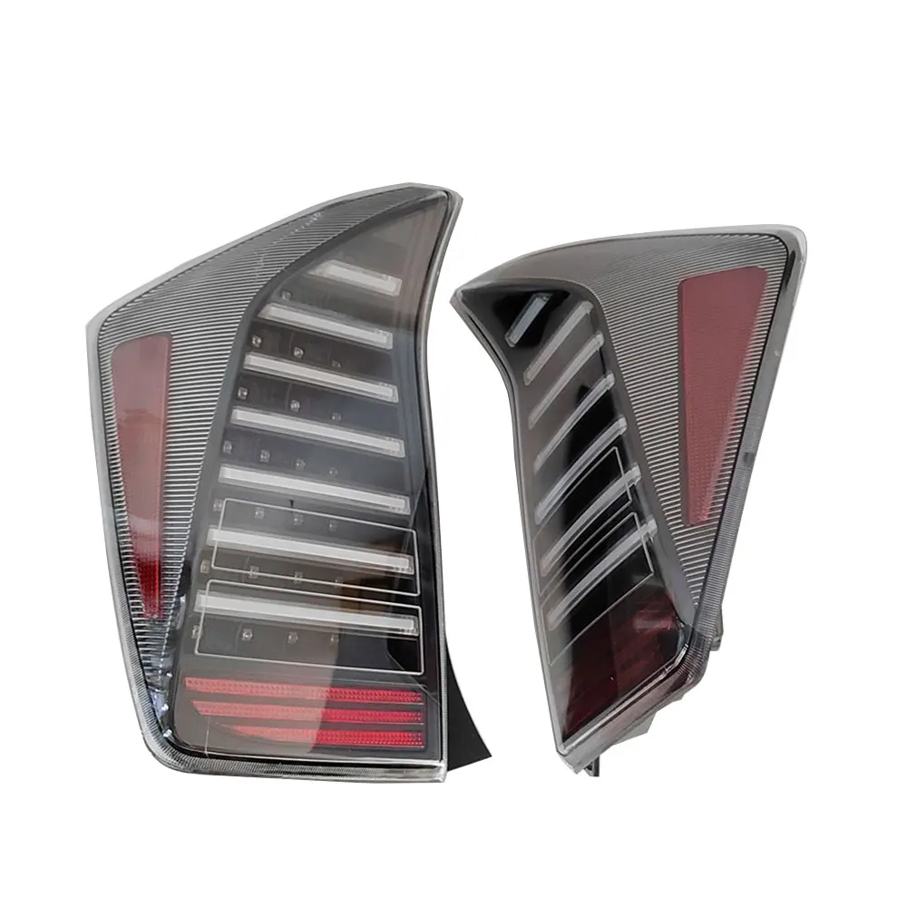 A Pair LED Car Taillights Brake Lights For Toyota Prius ZVW30 ZVW30L ZVW35 2009 to 2015 Rear Taillights