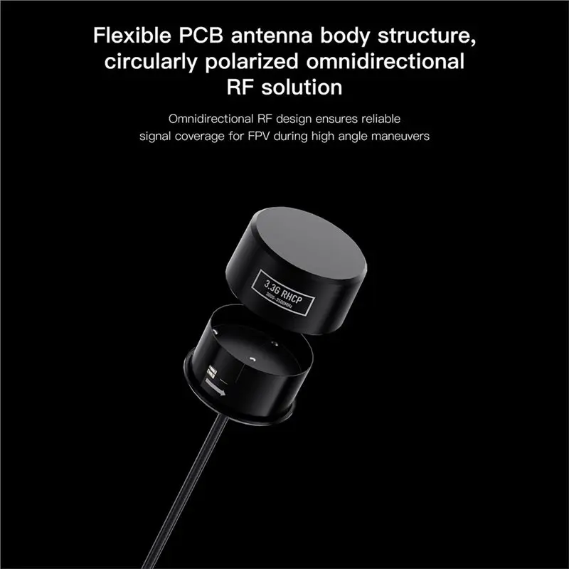 VoidFly HJ-For MATEN 3.3G 3W VTX PRO Receiver Compatible For SOMA 3.3G FPV Image Transmission Antenna Enhanced Signal Stability