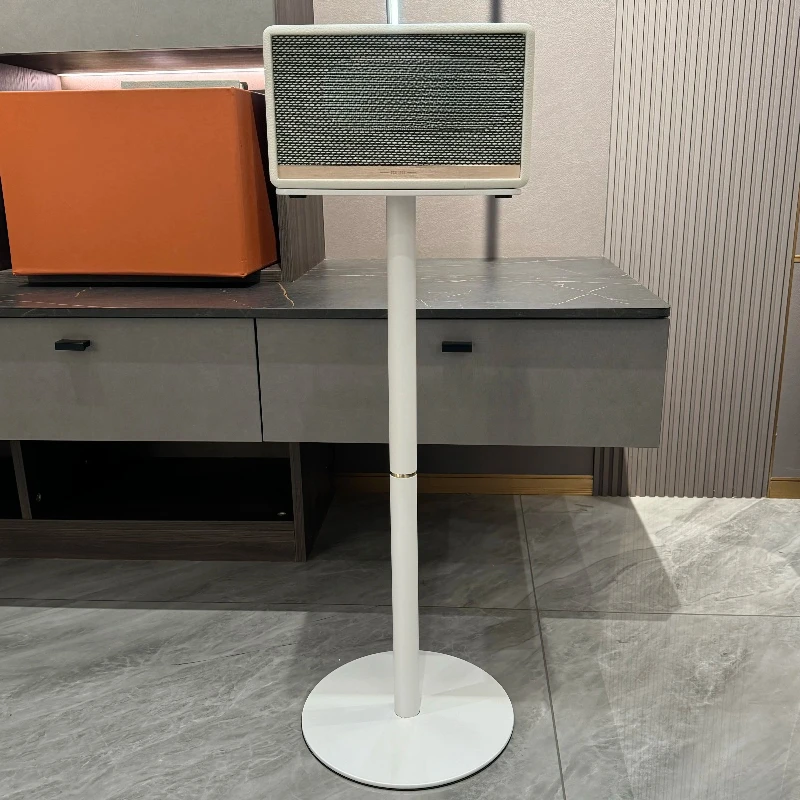 Speaker Stand with Metal Tray, Heavy-Duty Floor Tripod for PA & Studio Monitors, Rustproof Audio Speaker Tripod Stand
