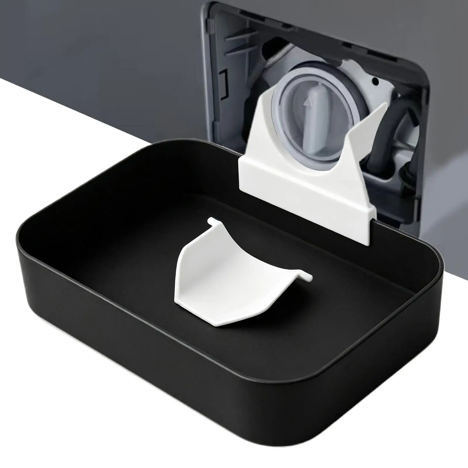 Washing Machine Drain Pan Leak-Proof Universal 3D Printed Floor Leak Protector Drain Pan for Home Laundry Room Basement