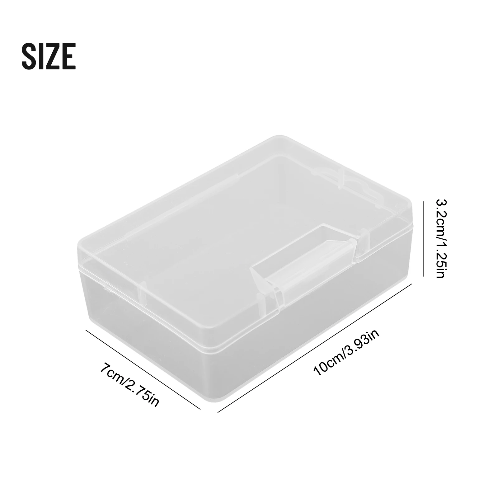 Tool Holder Case Storage Box Cosmetics Earrings Necklaces Parts Portable Rings Stylish Transparent Beads Container