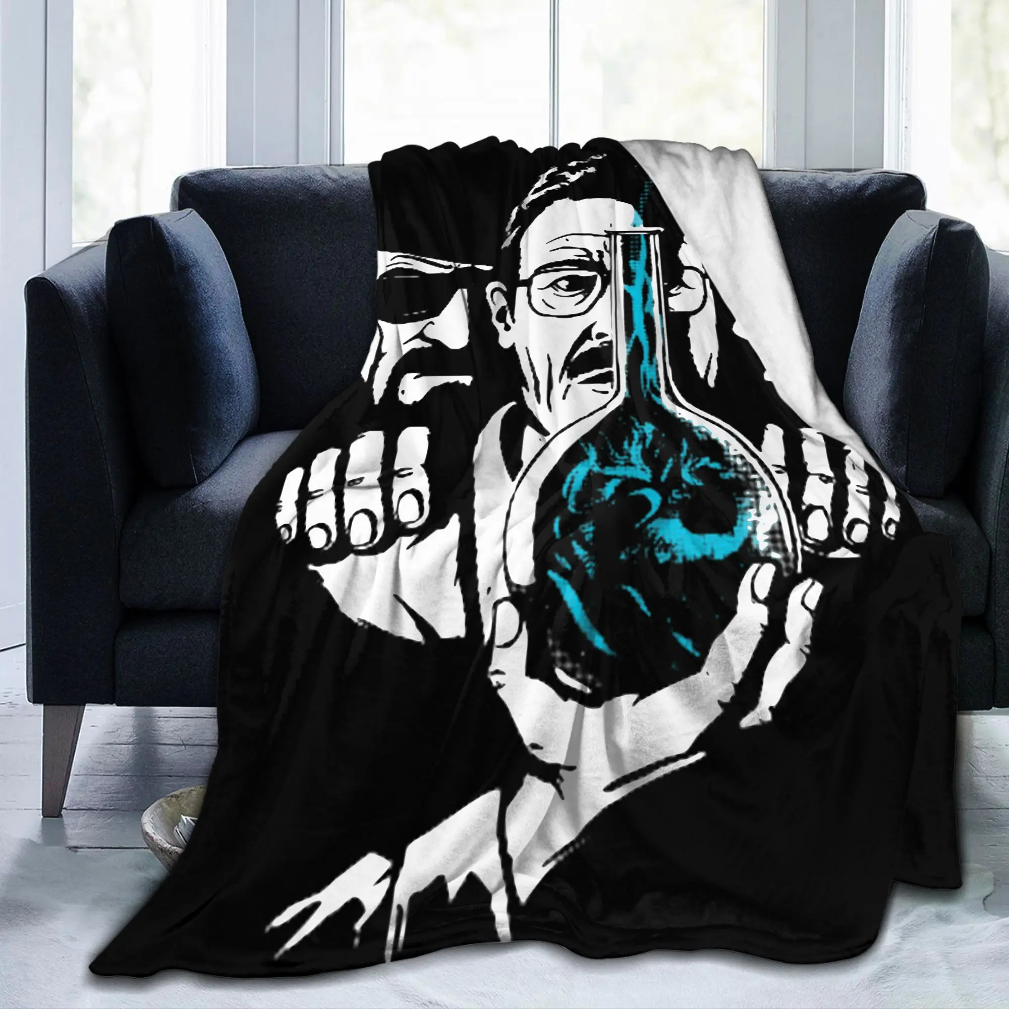 

Breaking Bad The Devil on his Shoulder Blankets Flannel Novelty Breathable Throw Blankets for Bedspread Textile Decor