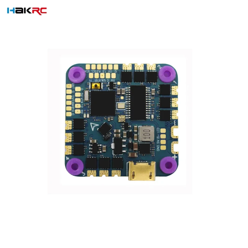 

Контроллер полета HAKRC F4126 F411 AIO ICM42688 BLHELI_S 20A/40A ESC встроенный OSD барометр Датчик тока 2-6S для РУ FPV дрона