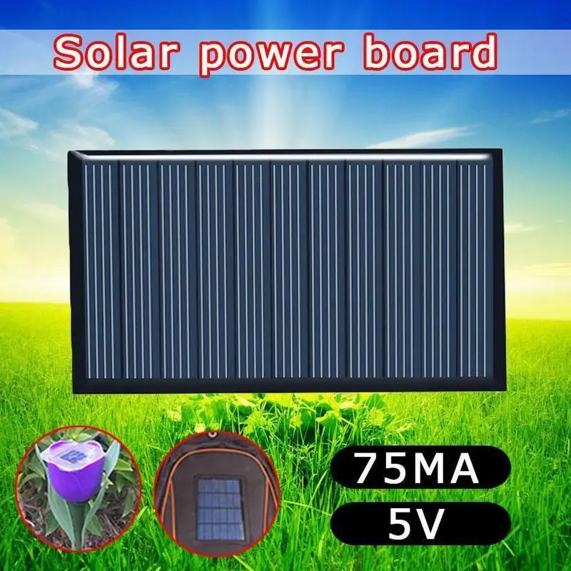 Solar Panel Drip Board 1.5W Solar Panel 1.5V Glue Dropping Cycling Panel Solar Accessories DIY Mini Solar Sport Panel Outdo X3A7