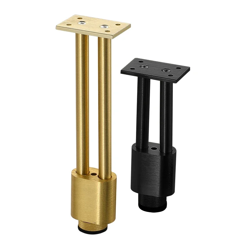 4pcs Metal Furniture Legs Adjustable Hardware Aluminum Bathroom Cabinet Legs Home Decoration TV Wardrobe Dressing Table Feet