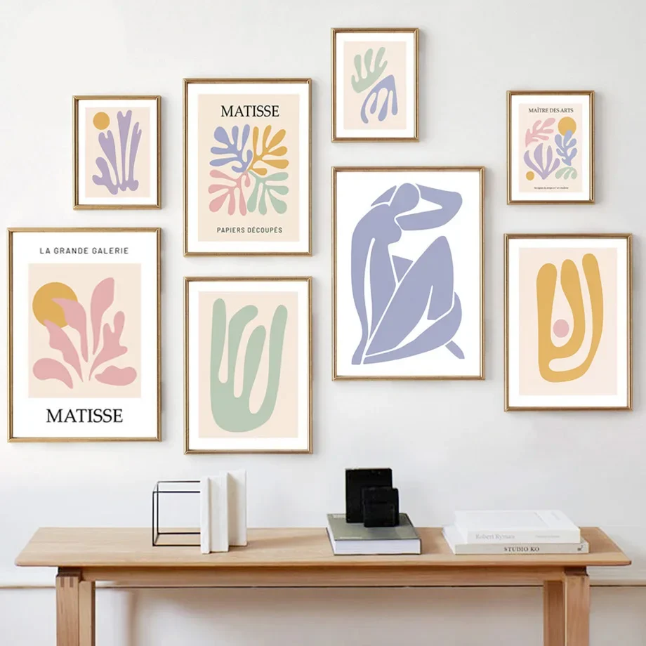 

Matisse Naked Woman Sea Grass Coral Flower Sun Abstract Wall Art Canvas Posters Prints Decoration Home Painting For Living Room