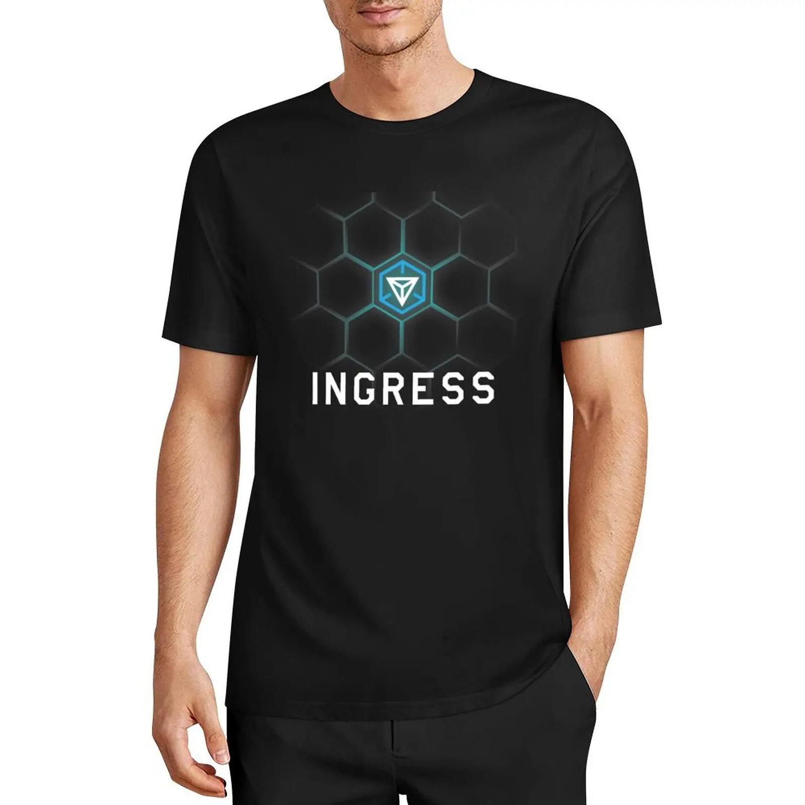 Ingress - Symbol (Hexagon design) T-Shirt graphic t shirt vintage summer top t shirts for men pack